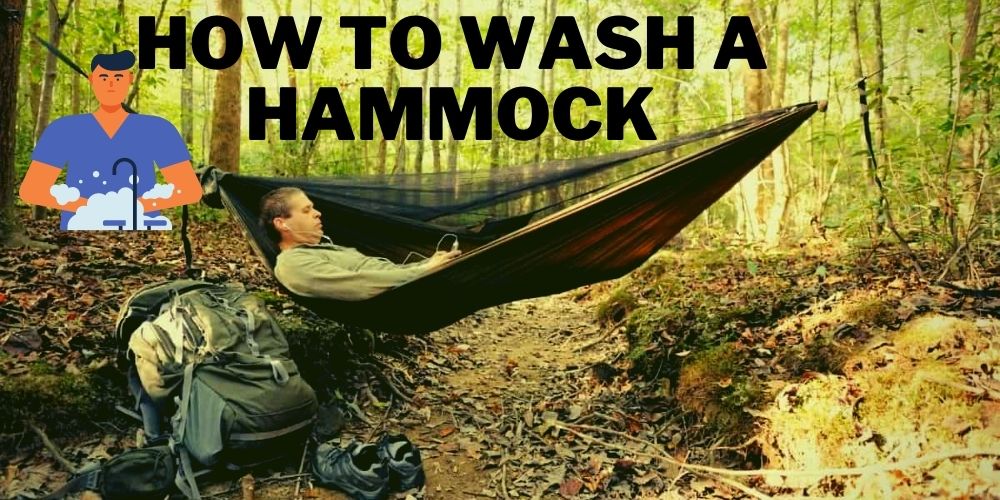 how to wash a hammock