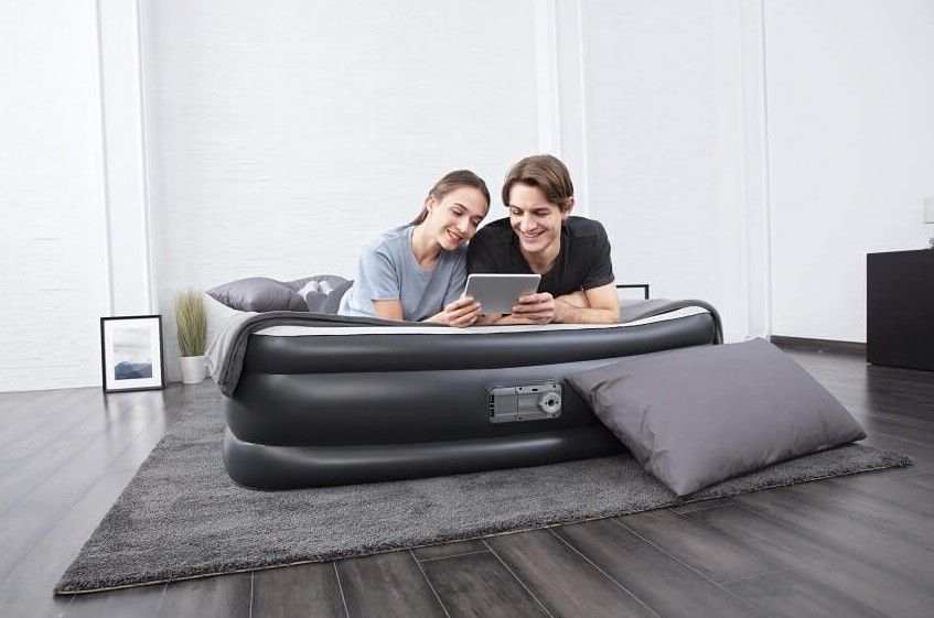 Can you put an air mattress on top of a regular mattress?