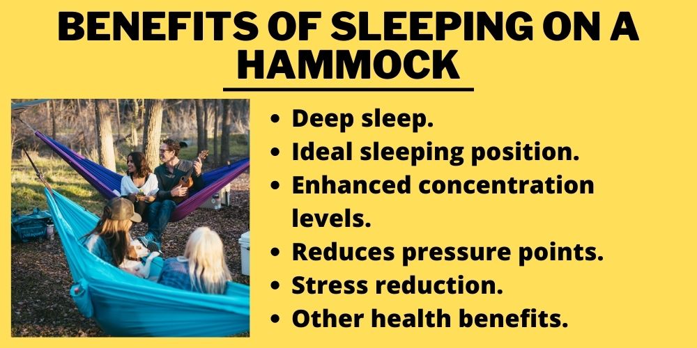 Benefits of sleeping on a hammock