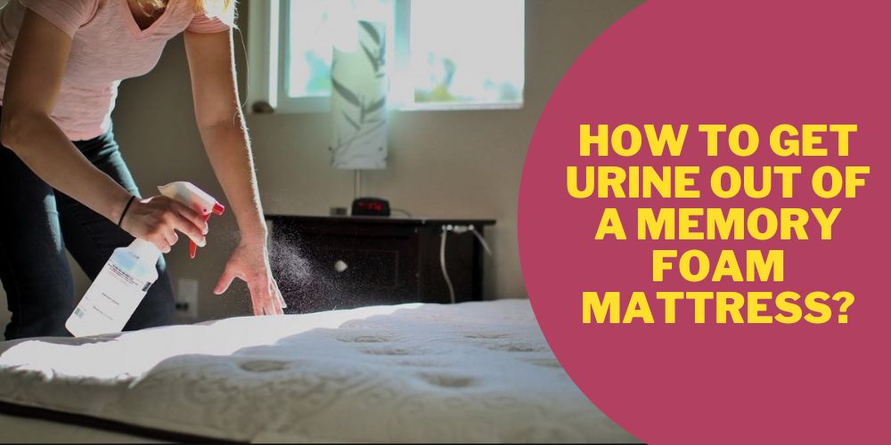 How to get urine out of a memory foam mattress?