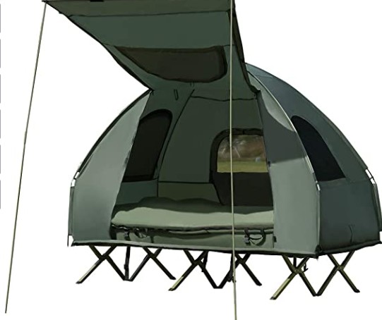 Tangkula 2-Person Outdoor Camping Tent Cot