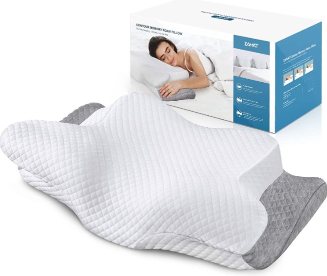 ZAMAT Adjustable Cervical Memory Foam Pillow